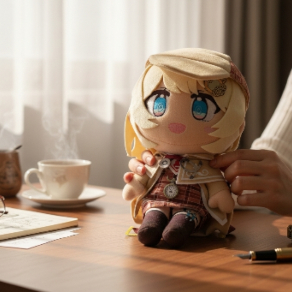English Myth x Tsukumo Watson Amelia Plush Toy Stuffed Doll Hololive